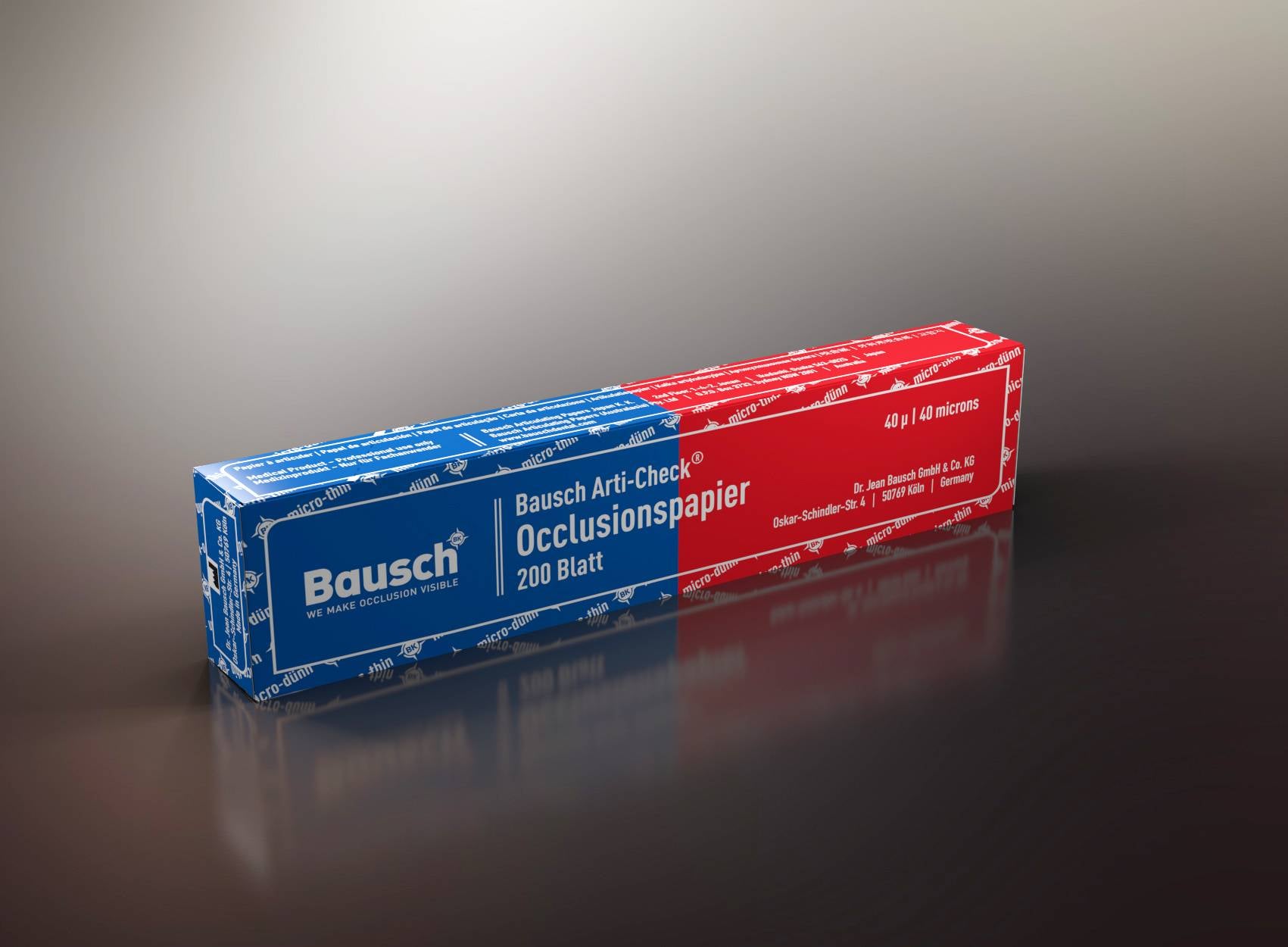 Bausch articulating paper BK 80 strips