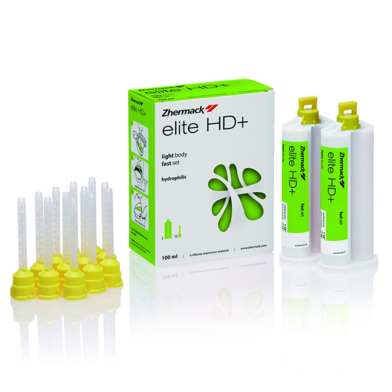Zhermack Elite HD+ Light Body Fast Set A-silicone, 2 × 50 ml