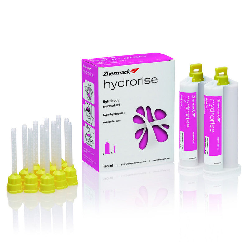 Zhermack Hydrorise Light Body Normal Set A-silicone, 2 × 50 ml