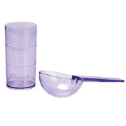 Zhermack purple alginate measuring cup and spoon