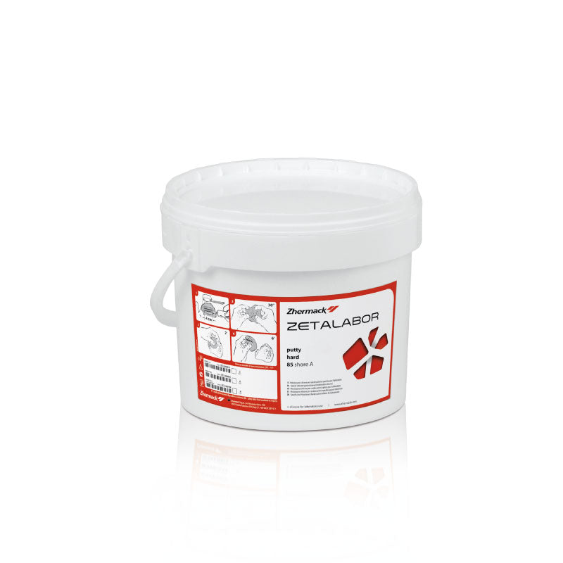 Zhermack Zetalabor laboratory silicone set, 5 kg with 2 × 60 ml Indurent Gel