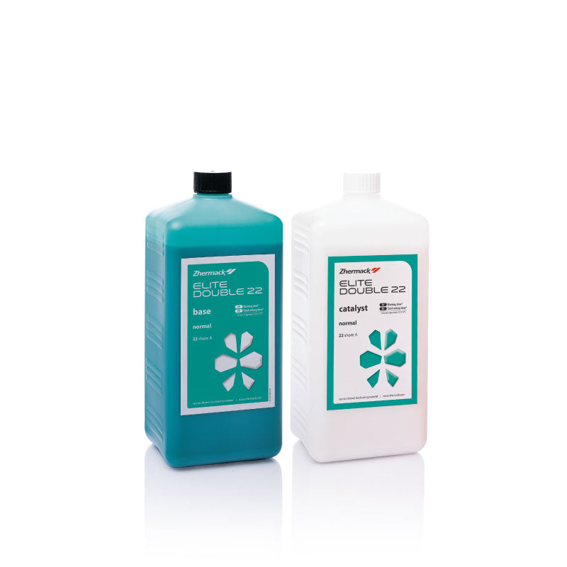Zhermack Elite Double 22 Shore A duplication silicone, 250 g + 250 g
