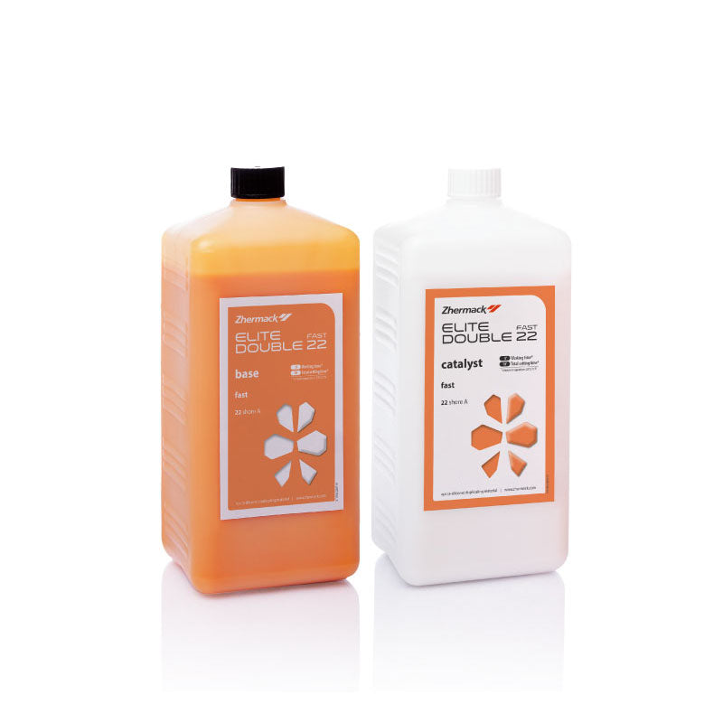 Zhermack Elite Double 22 FAST duplication silicone, 250 g + 250 g