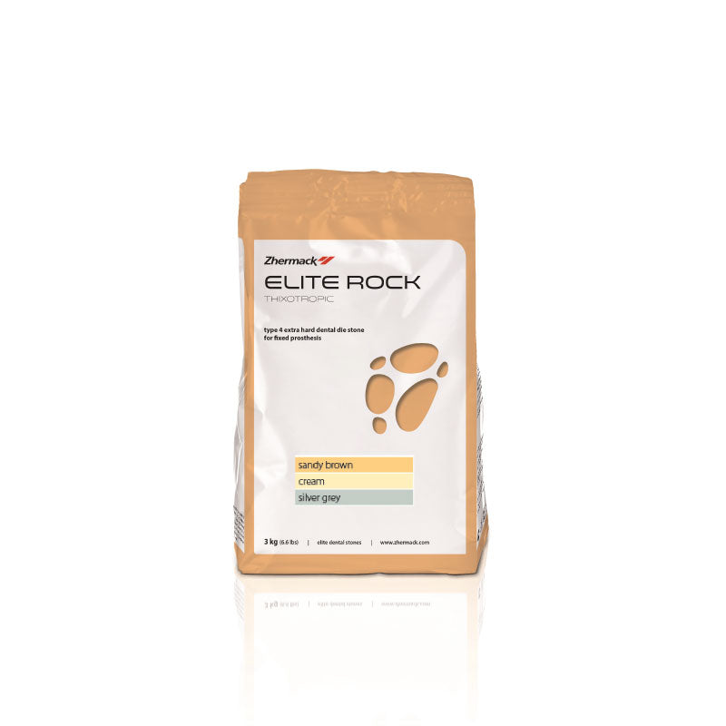Zhermack Elite Rock class IV dental gypsum, 3 kg
