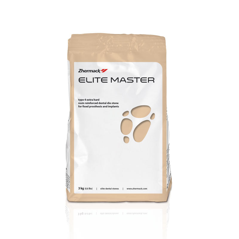 Zhermack Elite Master resin-reinforced class IV dental gypsum, 3 kg