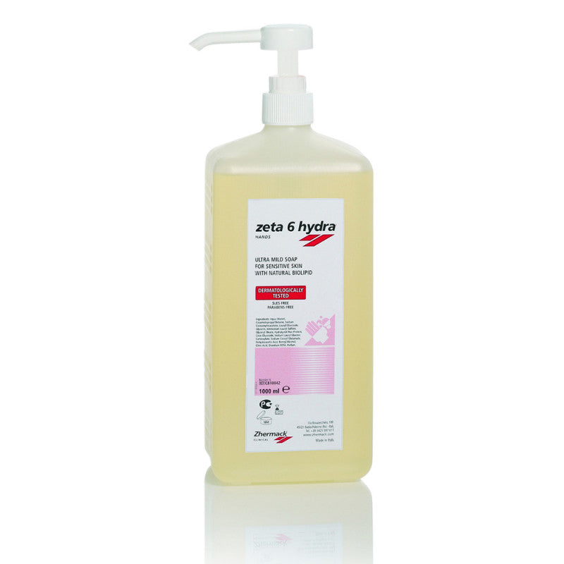 Zhermack Zeta 6 Hydra hand cleansing solution, 1 l