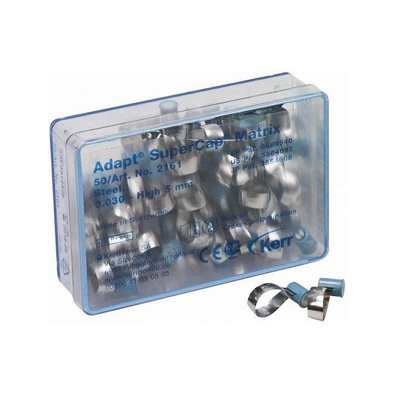 Kerr SuperCap Matrix metal matrices, 50 pieces