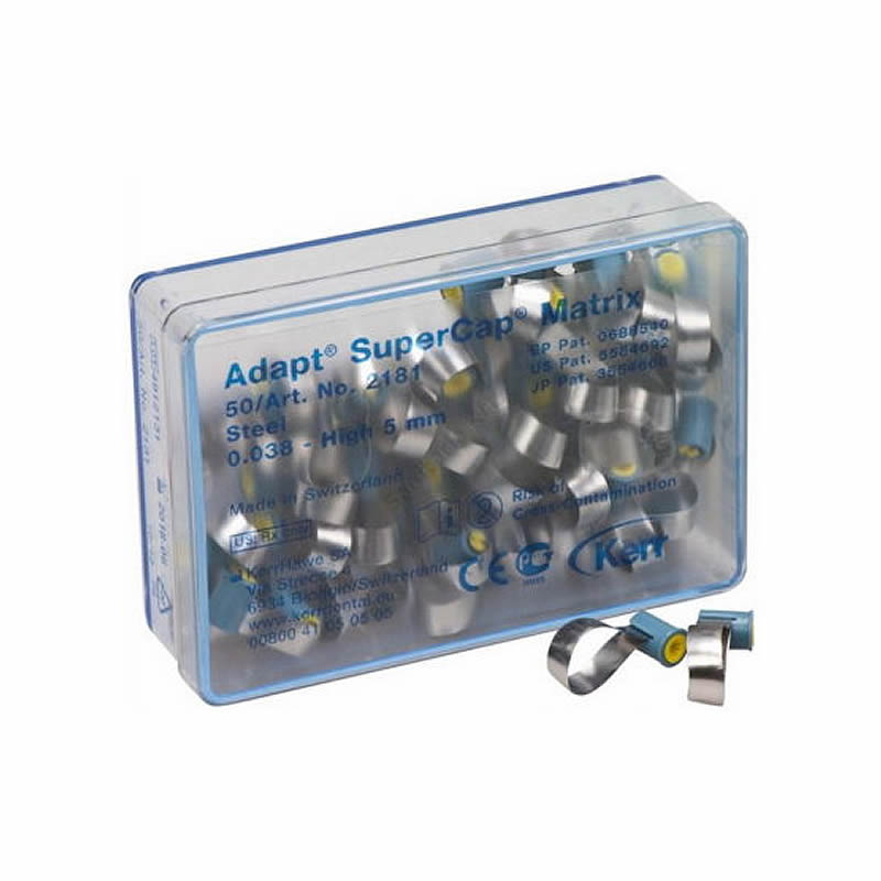 Kerr SuperCap Matrix metal matrices, 50 pieces