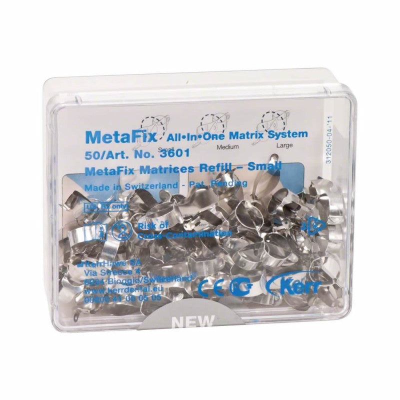 Kerr MetaFix Matrix metal matrices, 50 pieces