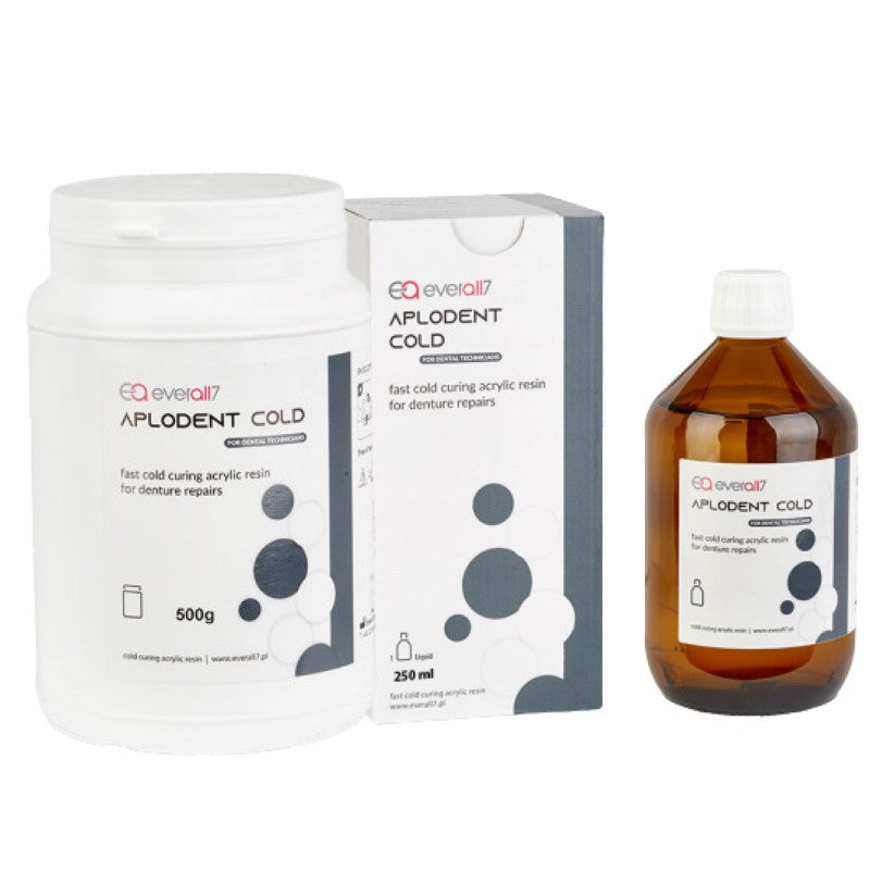 Everall7 Aplodent Cold repair acrylic kit, 500 g + 250 ml