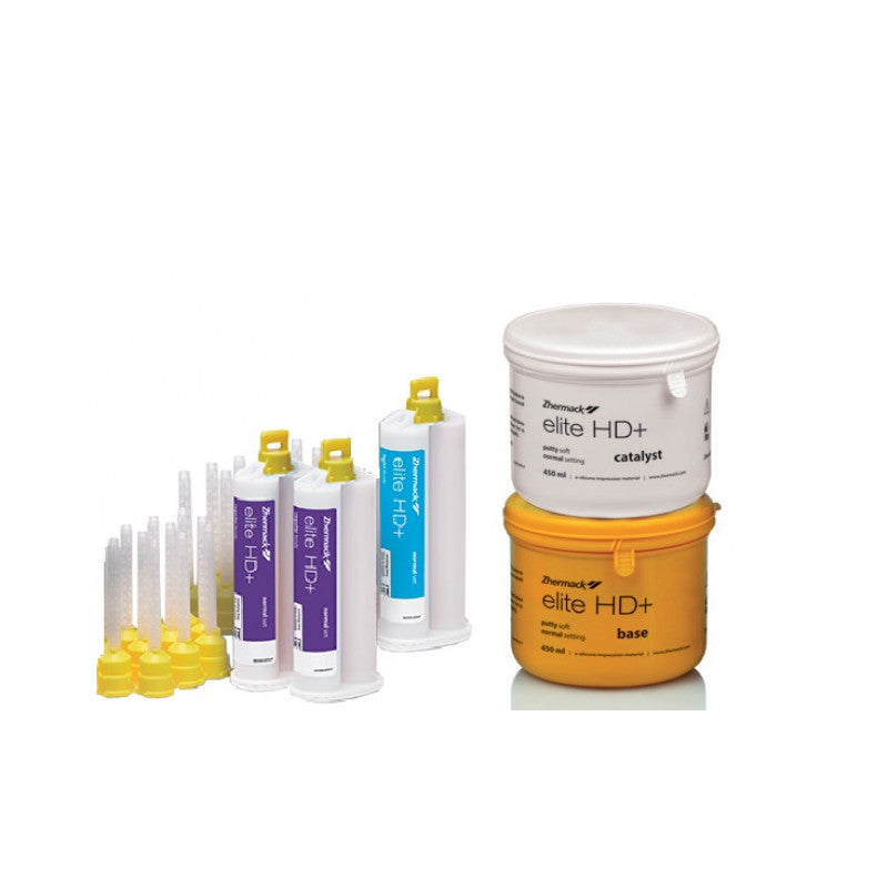 Zhermack Elite HD+ Putty Normal and Light/Regular Body set, 1,050 ml