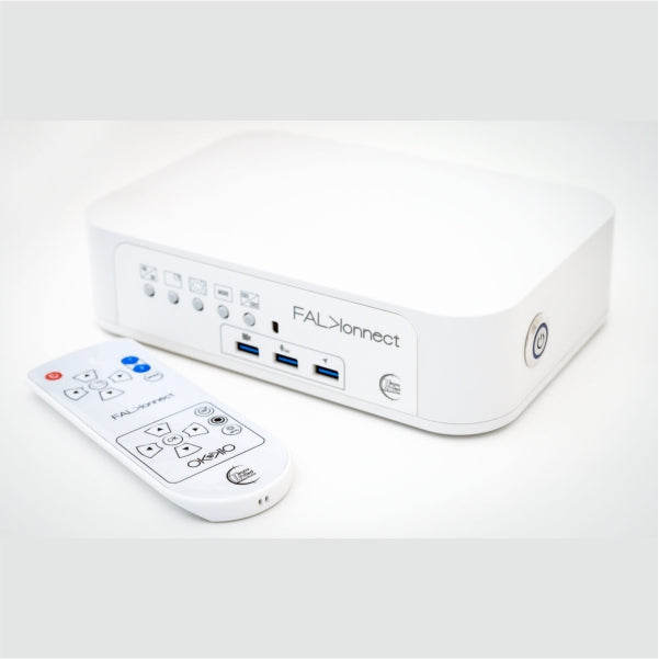 Falko 3D wireless medical visor with Falkonnect video processor