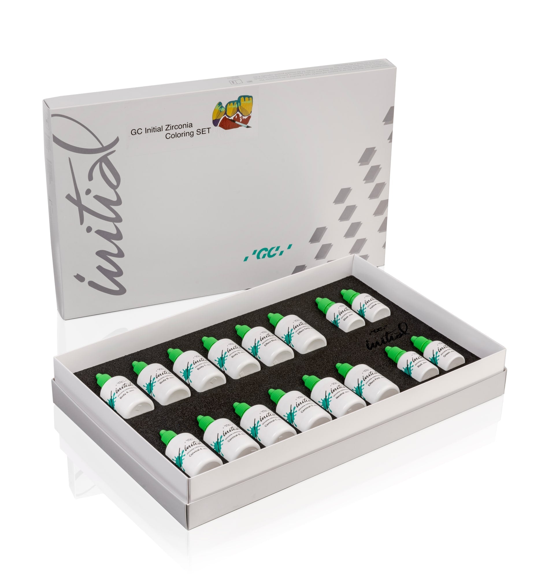 GC Initial Zirconia Coloring Liquid complete set