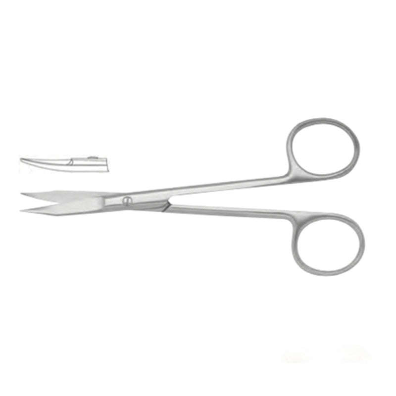 SSMEDIDENT curved Goldman-Fox scissors, 13 cm