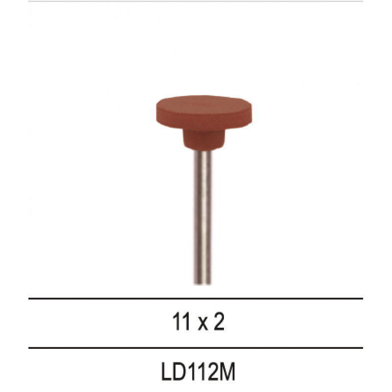 NAIS LD112M medium diamond polisher for lithium disilicate