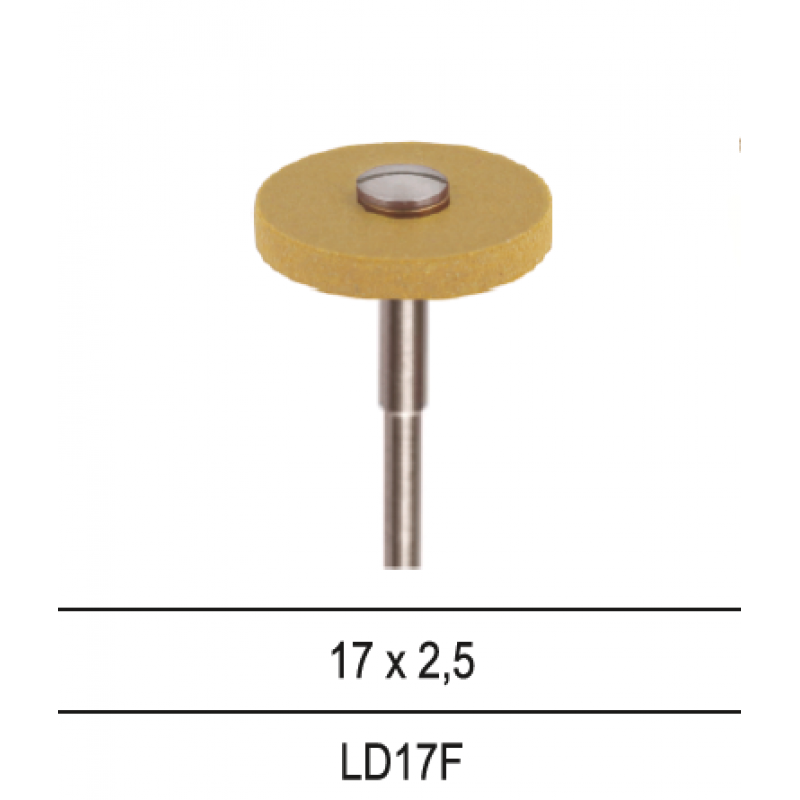 NAIS LD17F fine diamond polisher for lithium disilicate