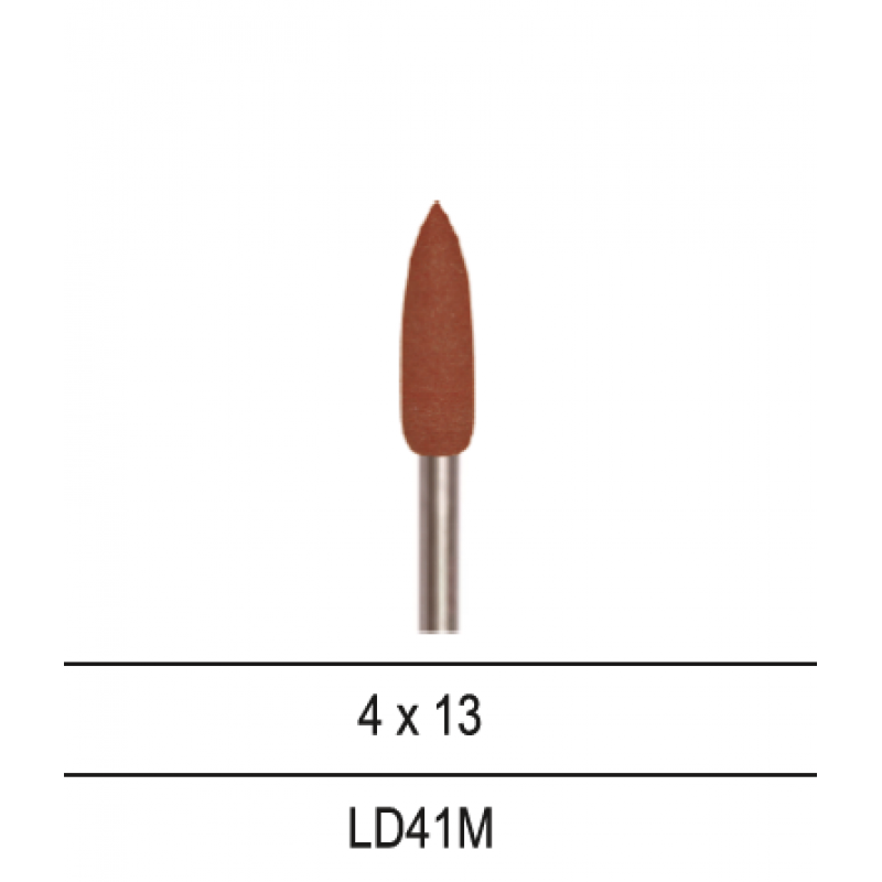 NAIS LD41M medium diamond polisher for lithium disilicate