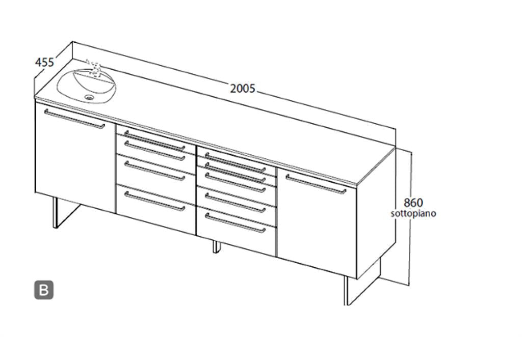 Loran LIKE comp. B modular dental furniture