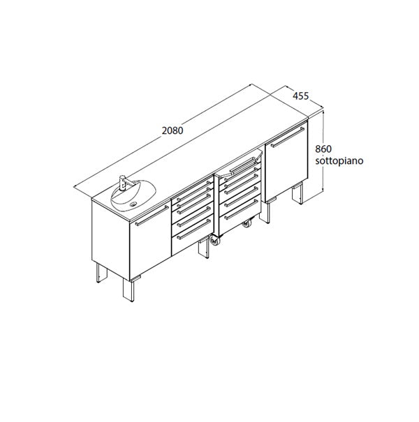 Loran LOOK comp.C modular dental furniture