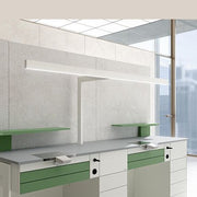 Loran PROF adjustable laboratory workstation light for two places