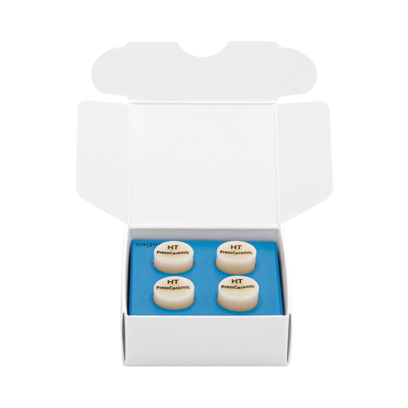 Sagemax PressCeramic HT lithium-disilicate ingot, 1 piece