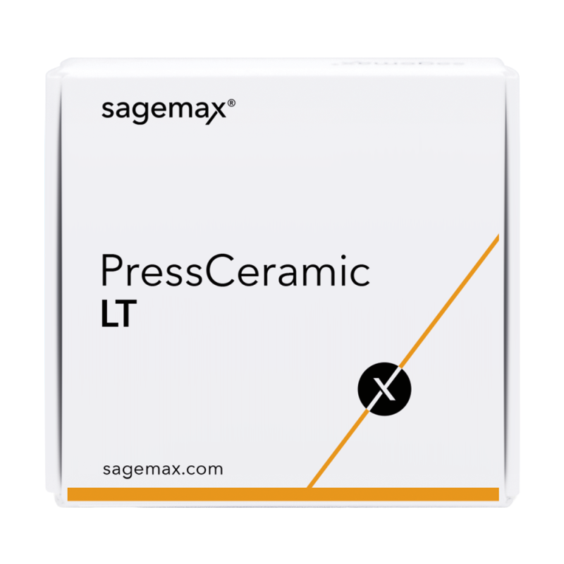 Sagemax PressCeramic LT lithium-disilicate ingot, 1 piece