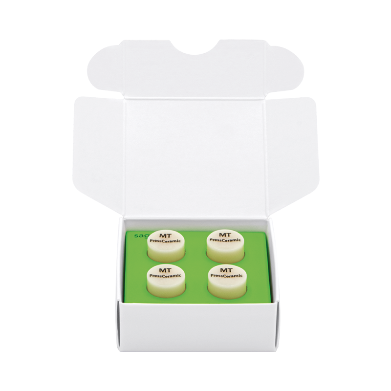 Sagemax PressCeramic MT lithium-disilicate press ingot, 1 piece