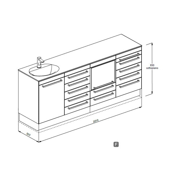 PURA Studio comp.F dental cabinets