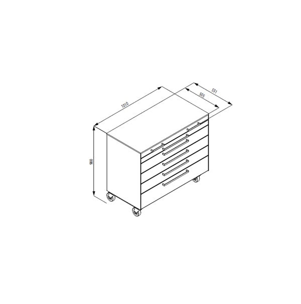 Loran PURA comp.H dental storage furniture