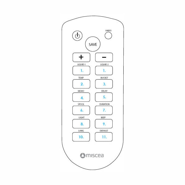 miscea Remote Control White