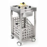 Saratoga Dental ASEPSI 1 S30 stainless-steel trolley