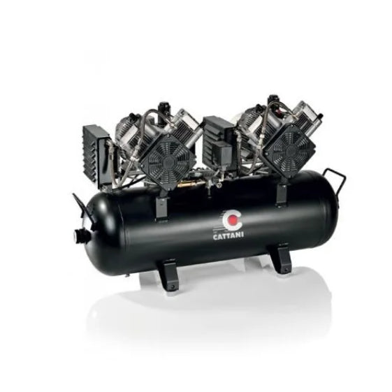 CATTANI AC400 oil-free two-head compressor with two built-in air dryers