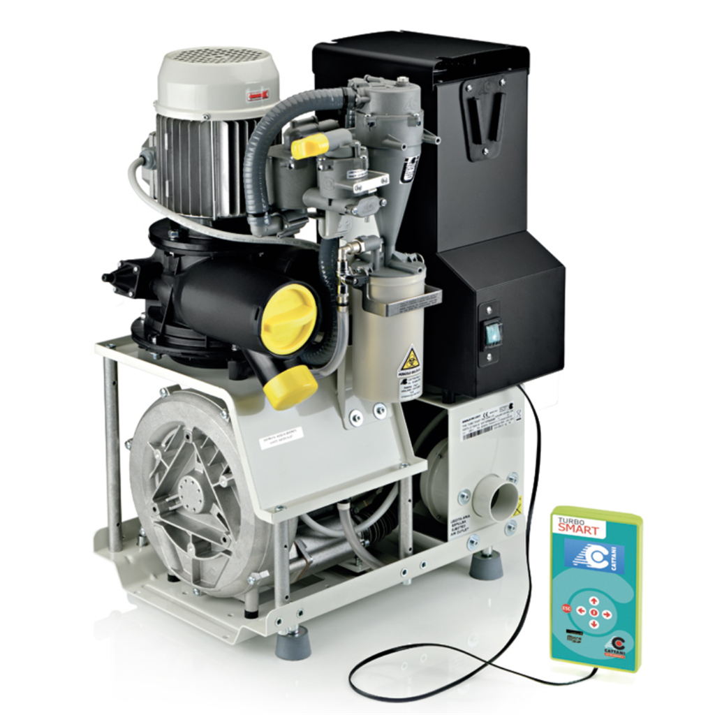 CATTANI Turbo-Smart A intelligent inverter suction system without amalgam separator