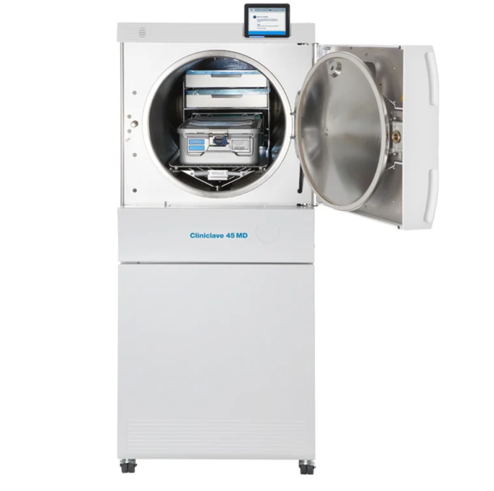 MELAG Cliniclave 45 D/45 MD class B pass-through autoclave 105 l