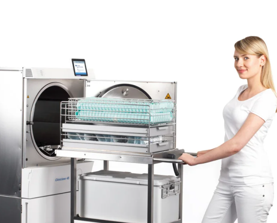 MELAG Cliniclave 45 Class B large autoclave 105 l