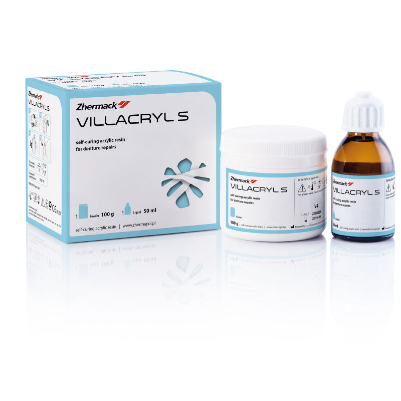 Everall7 Villacryl S self-curing denture acrylic kit, 100 g + 50 ml