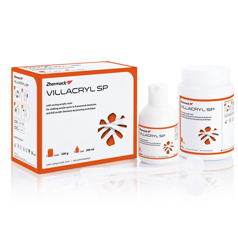 Everall7 Villacryl SP cold-cure denture acrylic, 500 g + 300 ml