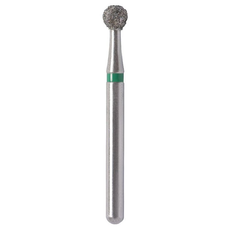 Strauss A1LC coarse long round diamond burs 012, 3 pieces