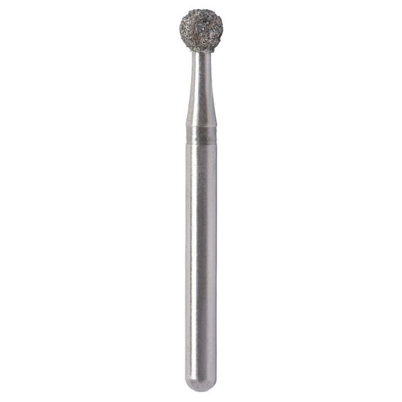 Strauss A1LM long round diamond burs 012, 3 pieces