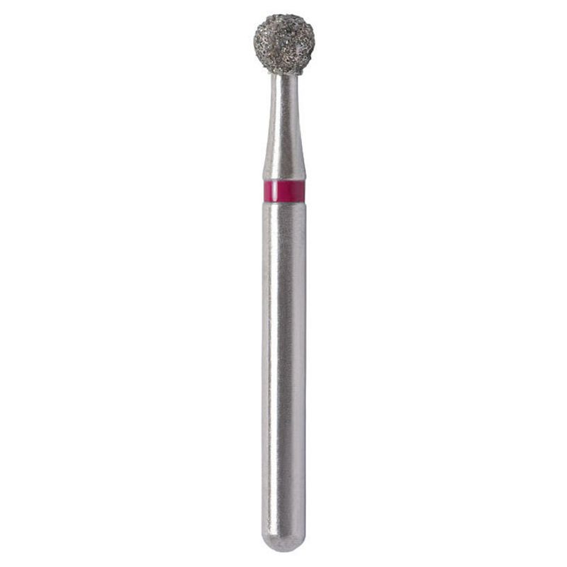 Strauss A25F fine round diamond bur, 016, 6 pieces