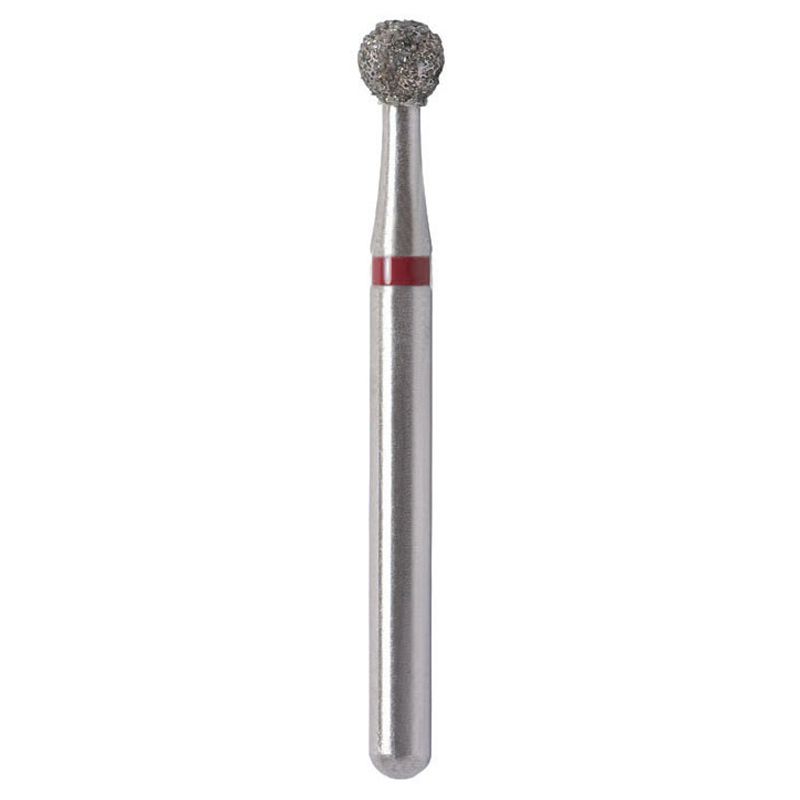 Strauss A2F fine round diamond burs 014, 6 pcs