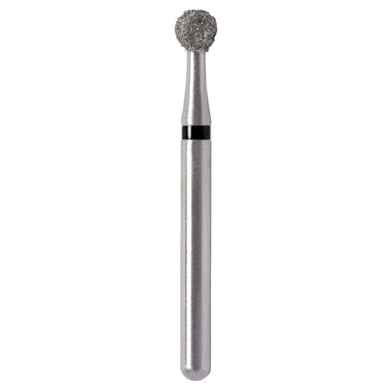 Strauss A3SC super-coarse round diamond burs, 3 pieces