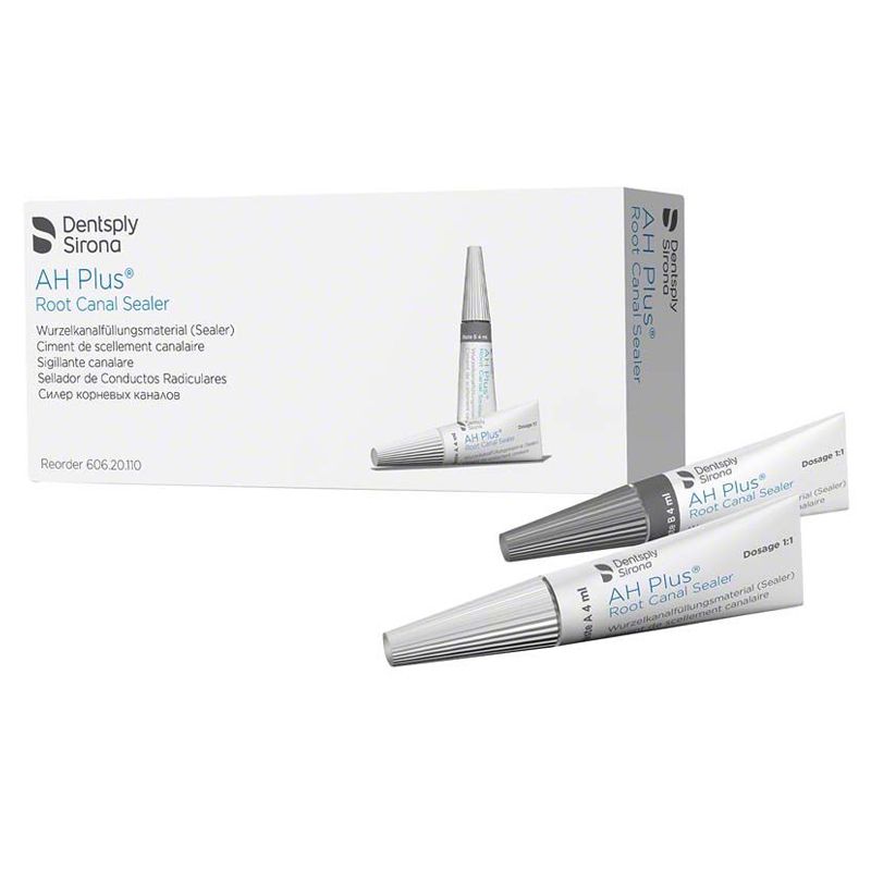 Dentsply Sirona AH Plus epoxy root canal sealer, 2 × 4 ml