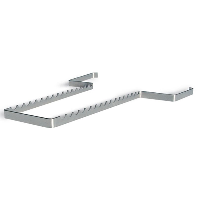 Euronda aluminium rack for 11 dental instruments