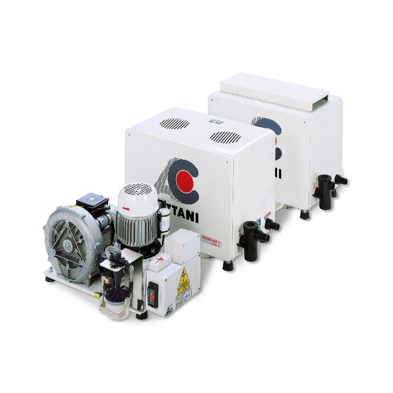 CATTANI Turbo-Jet 1 Modular wet suction system with sound-insulating cover and amalgam separator