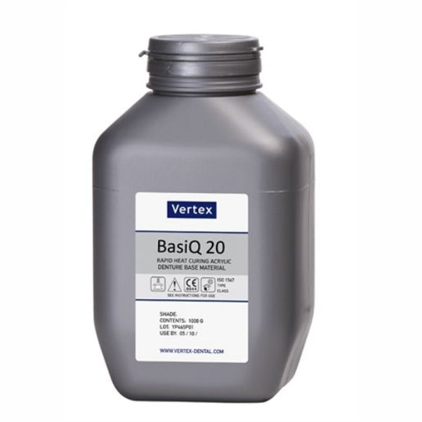 Vertex BasiQ 20 heat-curing denture-base acrylic 1000 g