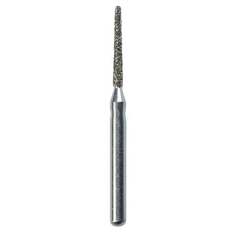 Strauss C08M medium round-end tapered diamond burs, 6 pieces