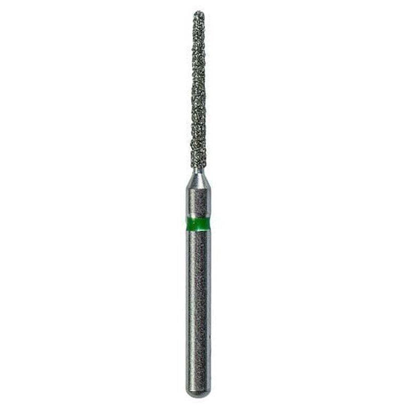 Strauss C09C coarse round-end taper diamond bur 010, 6 pieces