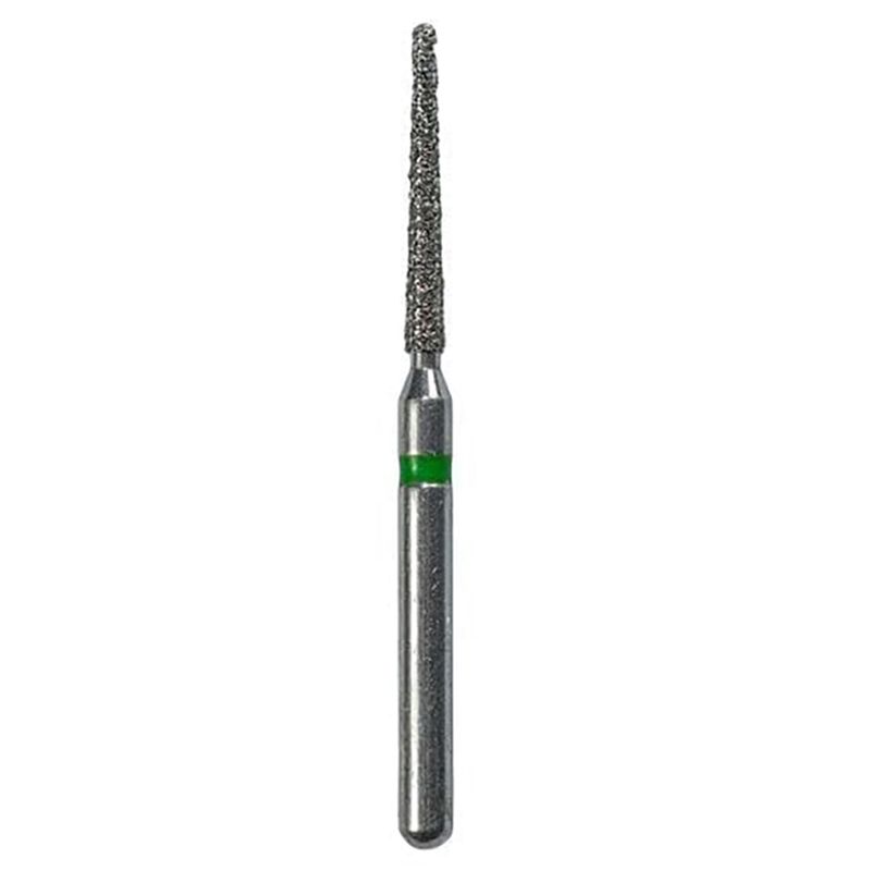 Strauss C10C coarse round-end tapered diamond burs 012, 6 pieces