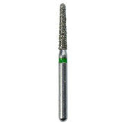 Strauss C12C coarse diamond bur, round-end taper, 014, 6 pieces
